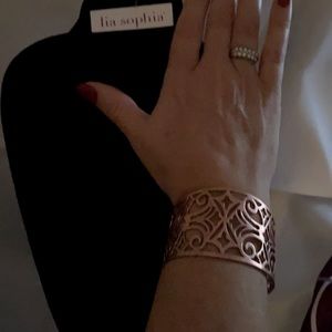 LiaSophia Nouveau Cuff Bracelet Rose Gold